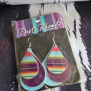 Multicolor Teardrop Earrings